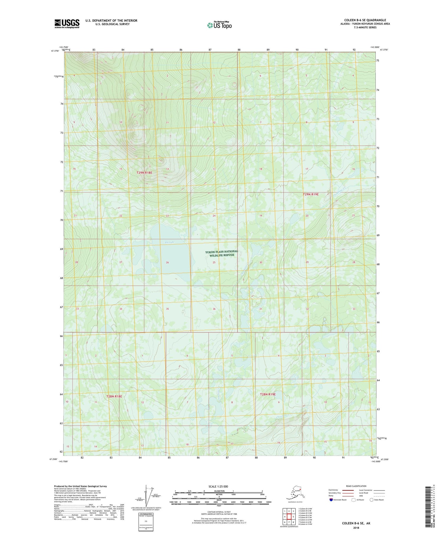 Coleen B-6 SE Alaska US Topo Map Image
