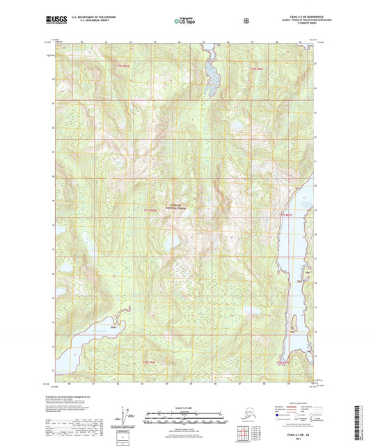 Craig A-2 NE Alaska US Topo Map Image