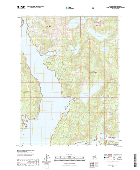 Craig A-2 NW Alaska US Topo Map Image