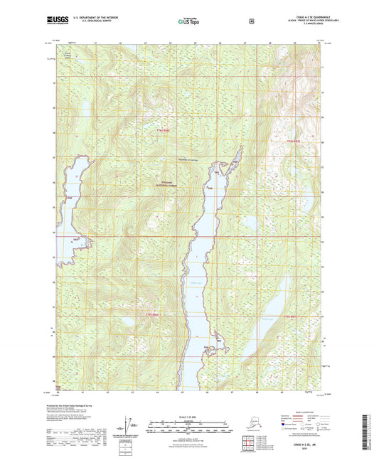Craig A-2 SE Alaska US Topo Map Image