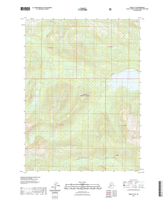 Craig C-3 SE Alaska US Topo Map Image
