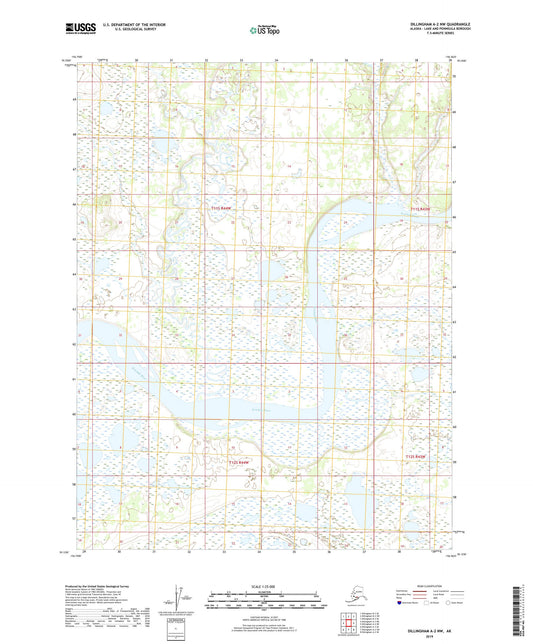 Dillingham A-2 NW Alaska US Topo Map Image