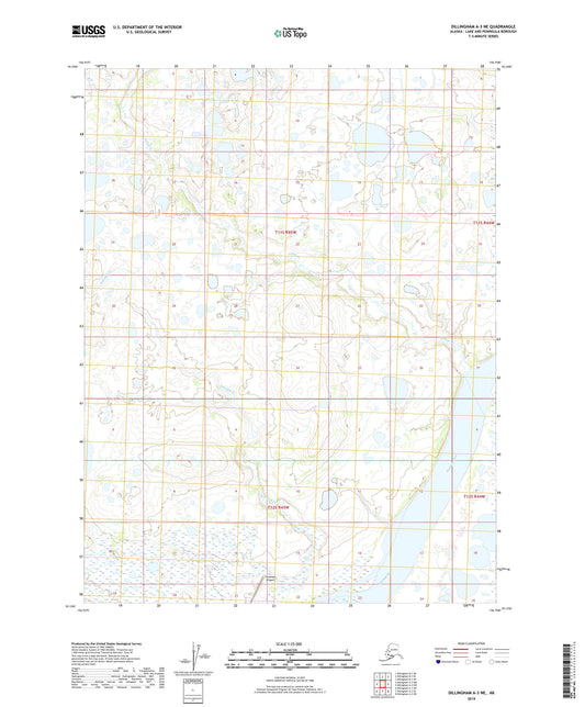 Dillingham A-3 NE Alaska US Topo Map Image