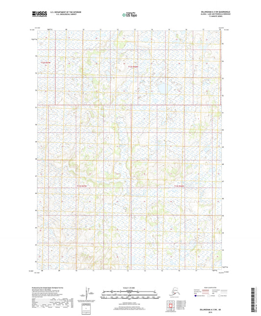 Dillingham A-3 SW Alaska US Topo Map Image