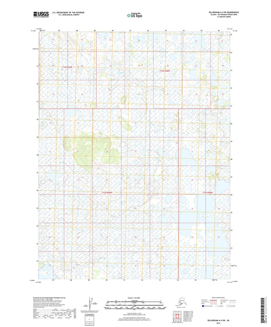 Dillingham A-4 SW Alaska US Topo Map Image