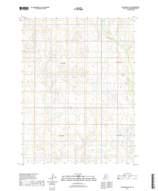 Dillingham A-6 NW Alaska US Topo Map Image