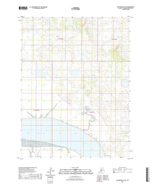Dillingham A-6 SW Alaska US Topo Map Image