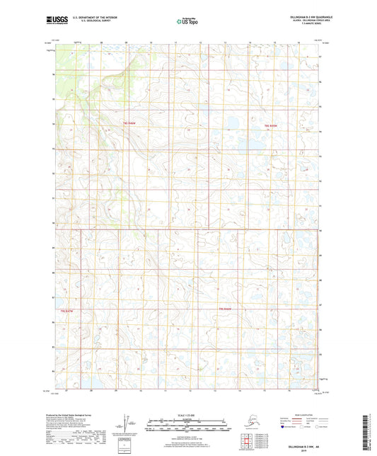 Dillingham B-3 NW Alaska US Topo Map Image