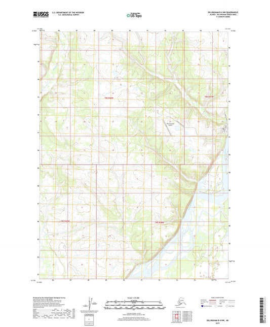 Dillingham B-4 NW Alaska US Topo Map Image
