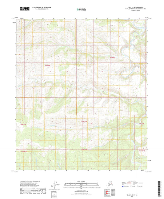 Eagle A-2 NW Alaska US Topo Map Image