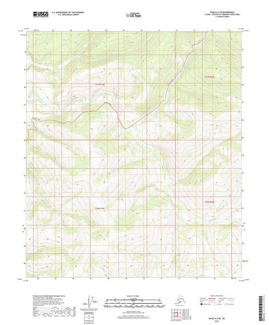 Eagle A-2 SE Alaska US Topo Map Image