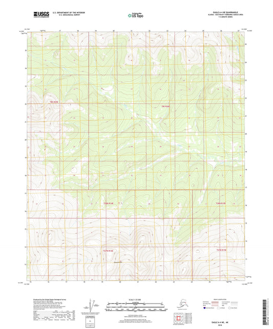 Eagle A-4 NE Alaska US Topo Map Image