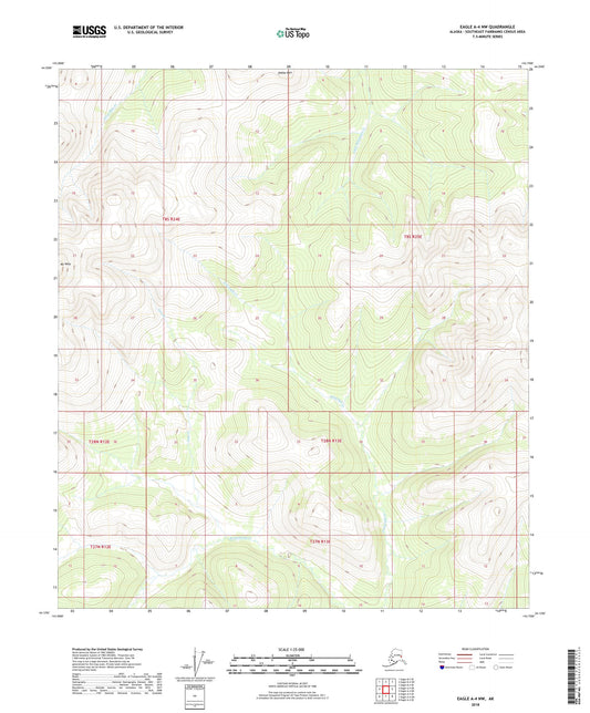 Eagle A-4 NW Alaska US Topo Map Image