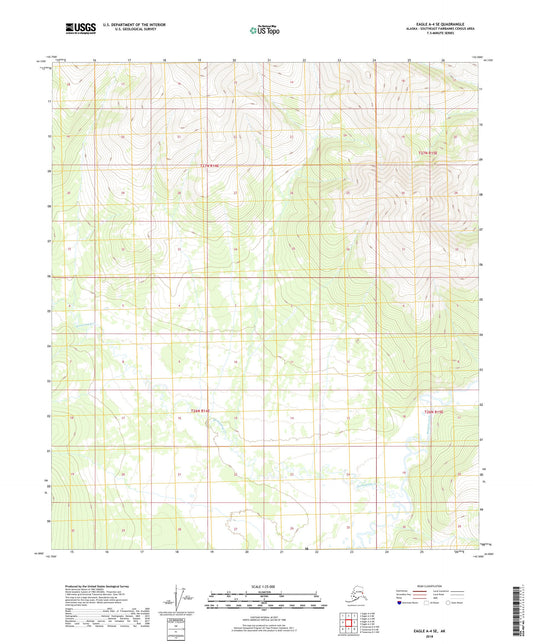 Eagle A-4 SE Alaska US Topo Map Image