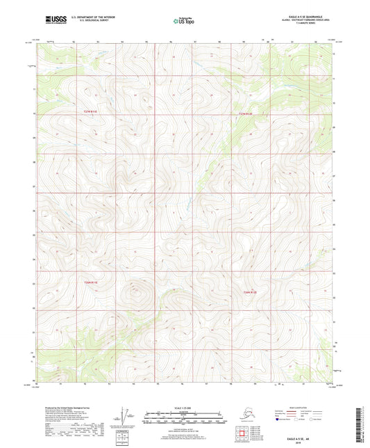 Eagle A-5 SE Alaska US Topo Map Image