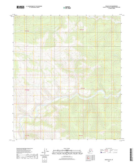 Eagle B-2 SE Alaska US Topo Map Image