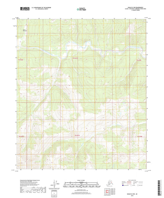 Eagle B-3 NW Alaska US Topo Map Image
