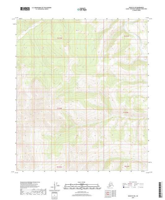 Eagle B-3 SE Alaska US Topo Map Image