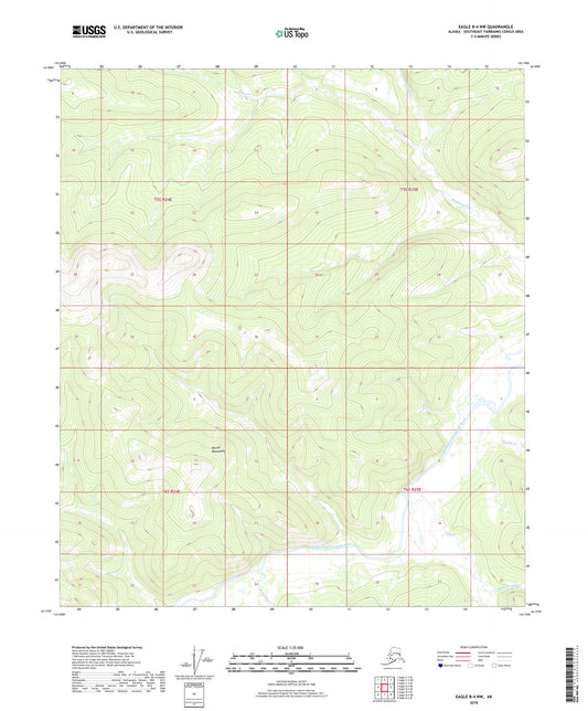Eagle B-4 NW Alaska US Topo Map Image