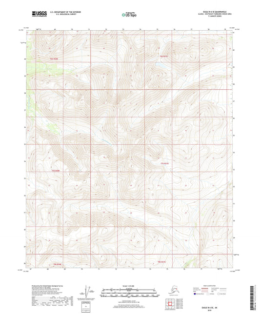 Eagle B-6 SE Alaska US Topo Map Image