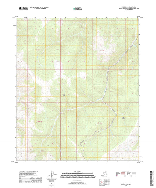 Eagle C-1 NW Alaska US Topo Map Image