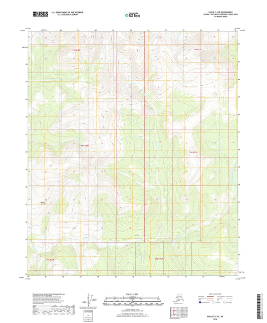 Eagle C-2 SE Alaska US Topo Map Image