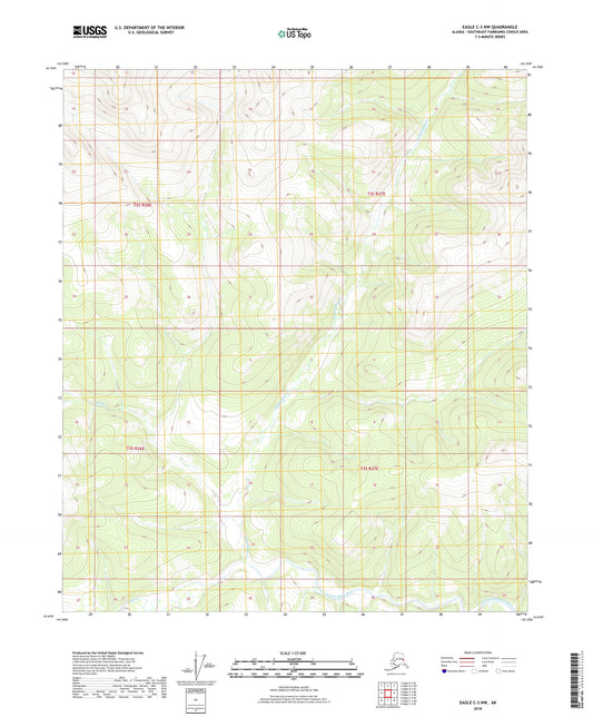 Eagle C-3 NW Alaska US Topo Map Image