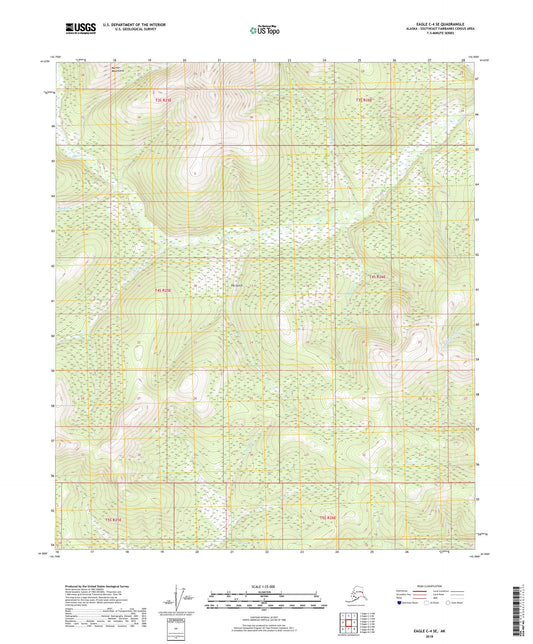Eagle C-4 SE Alaska US Topo Map Image