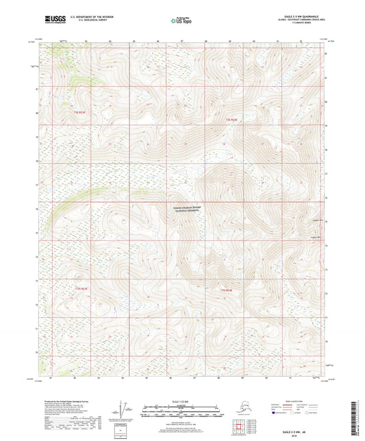 Eagle C-5 NW Alaska US Topo Map Image
