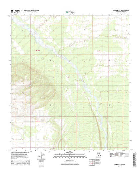 Fairbanks A-2 NE Alaska US Topo Map Image