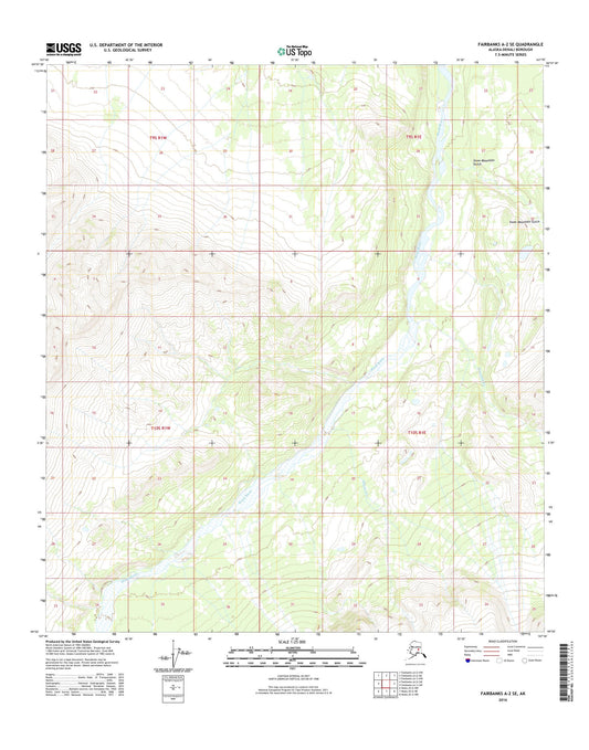 Fairbanks A-2 SE Alaska US Topo Map Image