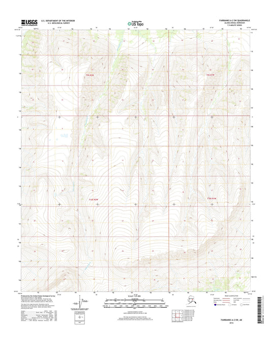 Fairbanks A-2 SW Alaska US Topo Map Image