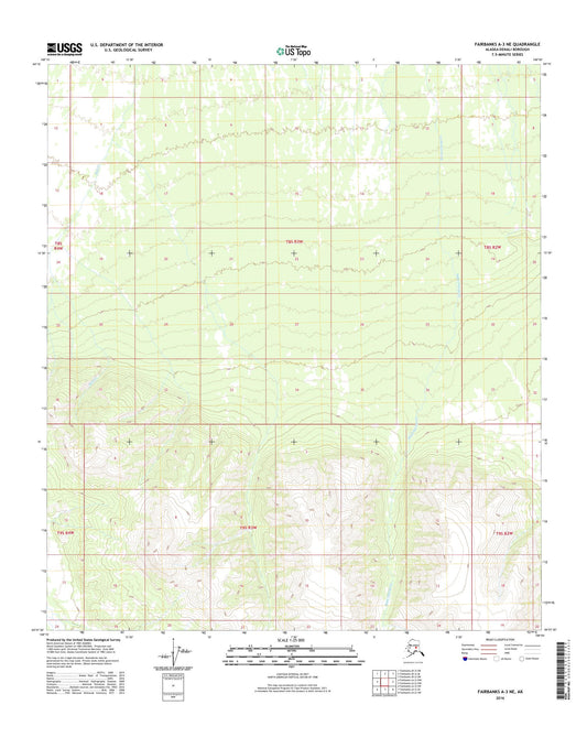 Fairbanks A-3 NE Alaska US Topo Map Image