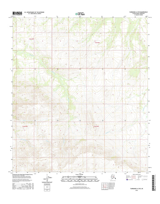 Fairbanks A-3 SW Alaska US Topo Map Image