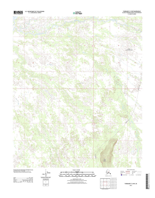 Fairbanks C-2 NW Alaska US Topo Map Image