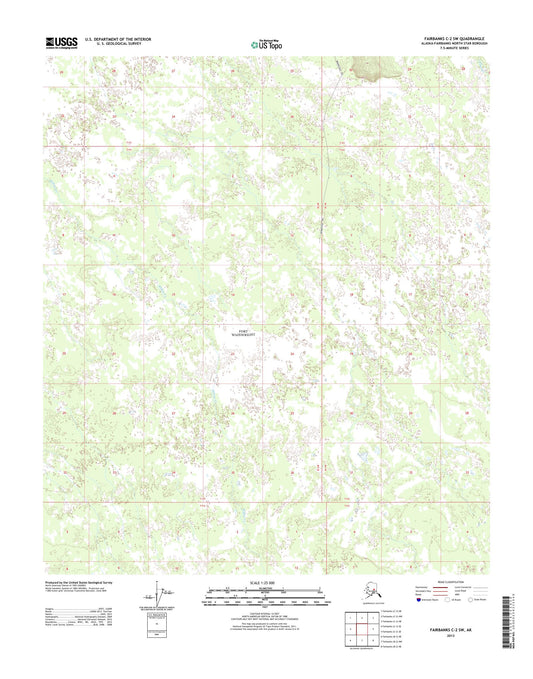 Fairbanks C-2 SW Alaska US Topo Map Image