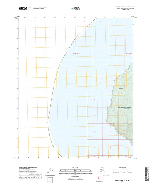 Gareloi Island C-3 SW Alaska US Topo Map Image