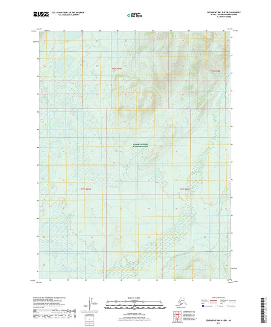 Goodnews Bay A-3 SW Alaska US Topo Map Image