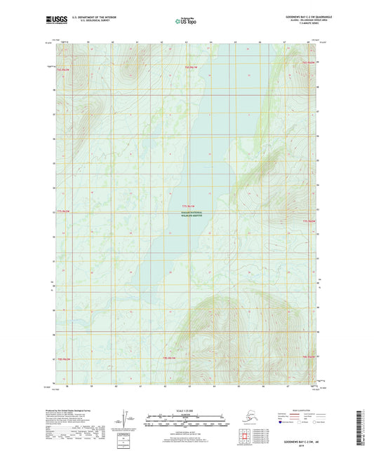 Goodnews Bay C-2 SW Alaska US Topo Map Image