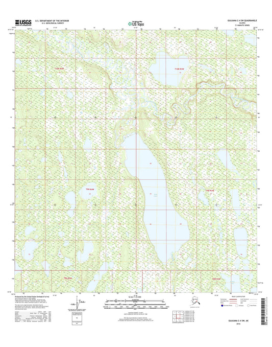Gulkana C-4 SW Alaska US Topo Map Image