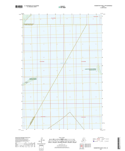 Hagemeister Island C-4 NW Alaska US Topo Map Image