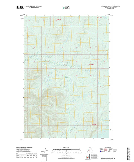 Hagemeister Island C-5 NW Alaska US Topo Map Image