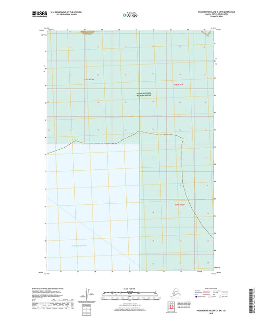 Hagemeister Island C-6 SW Alaska US Topo Map Image