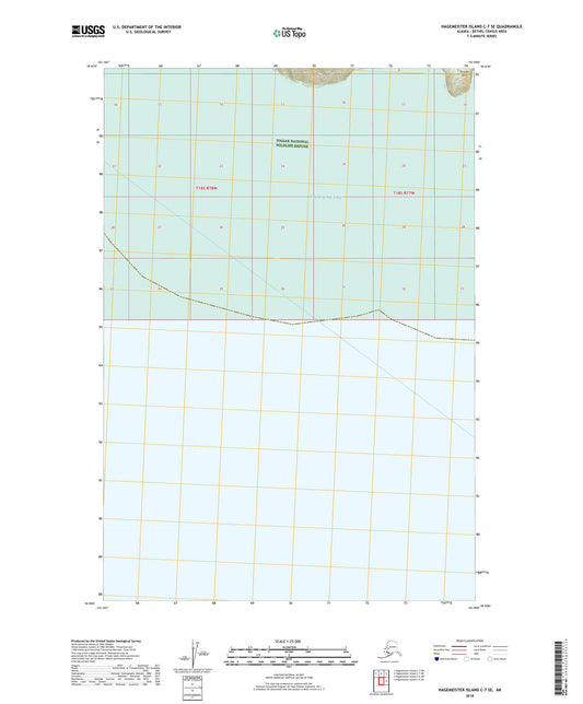 Hagemeister Island C-7 SE Alaska US Topo Map Image