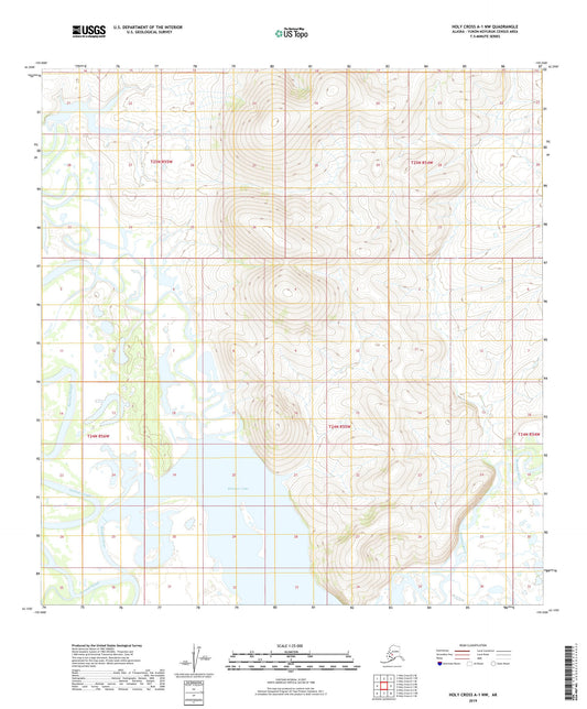 Holy Cross A-1 NW Alaska US Topo Map Image