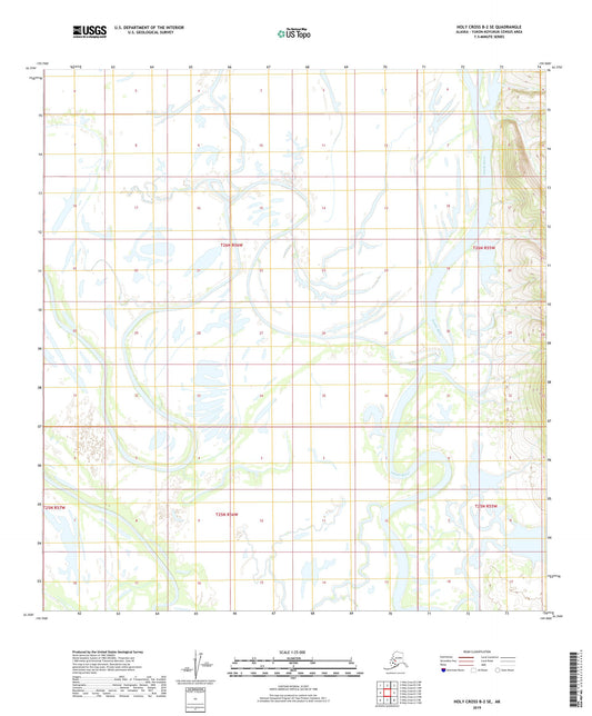 Holy Cross B-2 SE Alaska US Topo Map Image