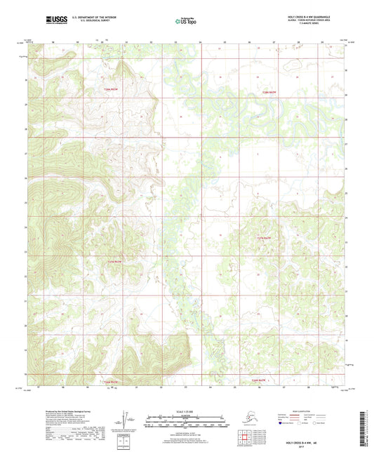 Holy Cross B-4 NW Alaska US Topo Map Image