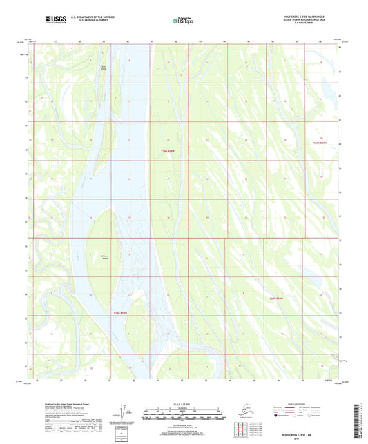 Holy Cross C-3 SE Alaska US Topo Map Image