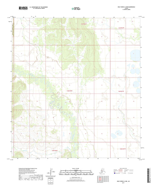 Holy Cross C-4 NW Alaska US Topo Map Image
