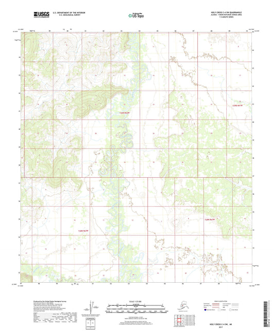 Holy Cross C-4 SW Alaska US Topo Map Image